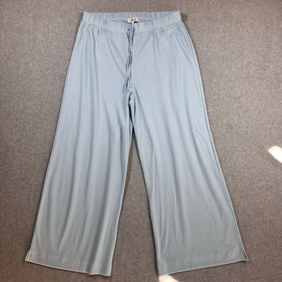 Lake Pajamas Pointelle Pima Cotton Pajama Set French Blue Tank Pants - Picture 12 of 14